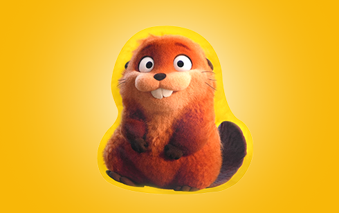 ブランケット付きクッション